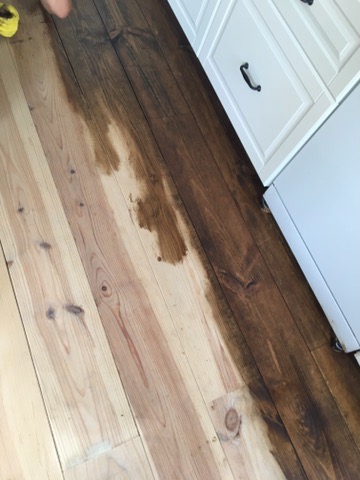 plaatsen nieuwe keuken verven nieuwe vloer